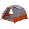 vidaXL Tienda tipo c&uacute;pula con toldillo removible Gris y naranja