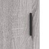 vidaXL Armario de pared gris Sonoma 34,5x34x90 cm