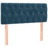 vidaXL Cabecero de terciopelo azul oscuro 90x7x78/88 cm