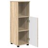 vidaXL Gabinete de Baño con puerta Roble Sonoma 30 x 35 x 95 cm