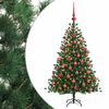 vidaXL &Aacute;rbol de Navidad artificial con bolas 150 cm 150 LED