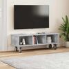 vidaXL Soporte de TV Gris Concreto 100 x 35 x 35 cm