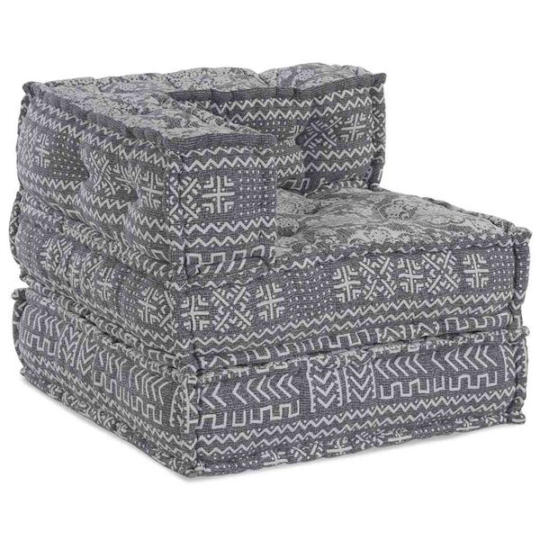 vidaXL Sof&aacute; Modular de Esquina Gris Claro 70 x 70 x 56 cm tela