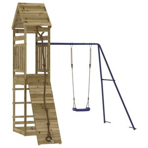 vidaXL Parque infantil de exterior madera de pino impregnada