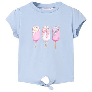 Camiseta infantil azul 116