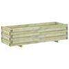 vidaXL Arriate rectangular madera 120x40x30 cm