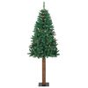 vidaXL &Aacute;rbol de Navidad Delgado con 300 LED con soporte Verde 180 cm