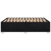 vidaXL Cama sin colch&oacute;n tela negro 160x200 cm