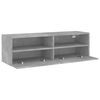 vidaXL Mueble de pared TV madera ingenier&iacute;a gris hormig&oacute;n 100x30x30 cm