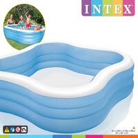 Intex Piscina Swim Center Beach Wave 229x229x56 cm 57495NP