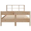 vidaXL Cama con estanter&iacute;a sin colch&oacute;n madera maciza de pino 160x200cm
