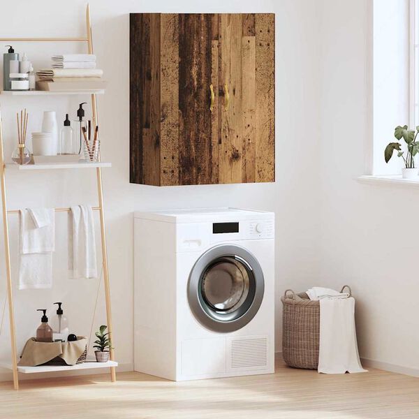 vidaXL Armario de Pared Madera vieja 69,5 x 34 x 90 cm