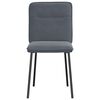 vidaXL Sillas de comedor 2 unidades terciopelo gris oscuro