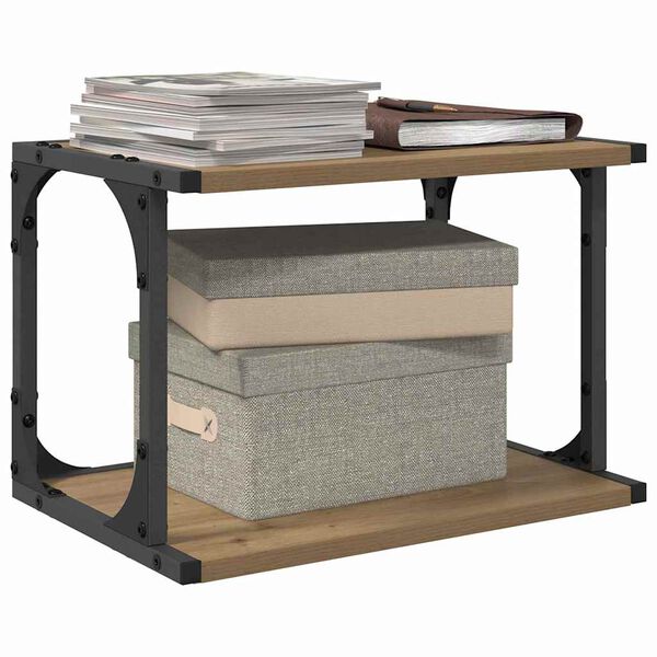 vidaXL Soporte para Impresora Roble artesanal 41 x 28 x 33.5 cm