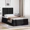 vidaXL Cama con almacenamiento Negro 120 x 190 cm Cuero sintético