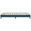 vidaXL Cama box spring sin colch&oacute;n terciopelo azul oscuro 140x210 cm