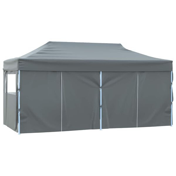 vidaXL Carpa de Fiesta Antracita 291 x 580 x 315 cm Tela Oxford