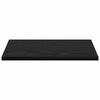 vidaXL Tablero de Estanter&iacute;a 4 pcs Negro 40 x 30 x 1,5 cm