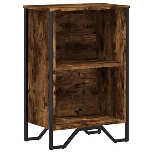 vidaXL Estanter&iacute;a madera de ingenier&iacute;a roble ahumado 50x31x74,5 cm
