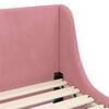 vidaXL Estructura de cama para niños pequeños con cabecera Rosa