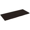 vidaXL Encimera de ba&ntilde;o madera tratada marr&oacute;n oscuro 140x60x(2-4) cm