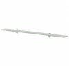 vidaXL Estante flotante de cristal 100x20 cm 8 mm
