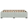 vidaXL Estructura de cama sin colch&oacute;n terciopelo gris claro 140x190 cm