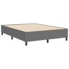 vidaXL Cama de plataforma Gris Claro 160 x 200 cm tela