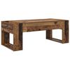 vidaXL Mesa de Caf&eacute; Madera vieja 110 x 50 x 41 cm Madera de ingenier&iacute;a