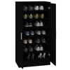 vidaXL Mueble zapatero madera contrachapada negro 55x35x108 cm