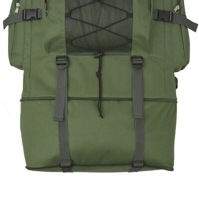 vidaXL Mochila militar XXL 100 verde | vidaXL.es