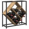 vidaXL Estante de Vino Roble artesanal 51 x 18 x 52,5 cm