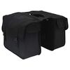 vidaXL Bolsa de bicicleta Negro 40 x 18.5 x 35 cm Poli&eacute;ster