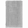 vidaXL Estanter&iacute;as de pared 2 pcs Gris Sonoma 26 x 15 x 26 cm