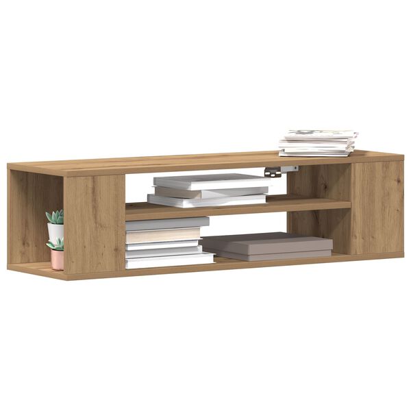 vidaXL Gabinete de TV artisian oak 100 x 30 x 26,5 cm