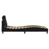 vidaXL Estructura de cama Viana con LED sin colch&oacute;n negro 100x203 cm