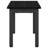 vidaXL Mesa de Caf&eacute; Roble Negro 60 x 30 x 36 cm Madera de ingenier&iacute;a