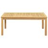 vidaXL Mesa de centro de jard&iacute;n madera maciza de acacia 110x60x45 cm