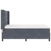 vidaXL Cama tipo Box Spring Gris oscuro 140 x 200 cm Terciopelo