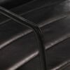 vidaXL Sillón de cuero auténtico negro