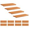 vidaXL Alfombras para escalones 12 uds. 70 x 30 x 2 cm Marr&oacute;n Claro