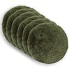 vidaXL Funda de almohada 6 pcs HEERLEN Verde &Oslash; 60 cm Fleece PV