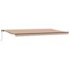 vidaXL Toldo retr&aacute;ctil Multicolor 600 x 350 cm Tela y Aluminio