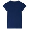 Camiseta infantil azul marino 116