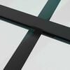 vidaXL Puerta corredera con set herrajes negro 90x205 cm vidrio ESG