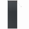 vidaXL Persianas venecianas Negro 220 x 75 cm Aluminio