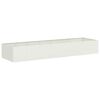 vidaXL Jardinera acero blanco 280x80x40 cm