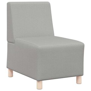 vidaXL Unidad de Sof&aacute; Modular sin Brazos Gris Nube 55 x 74 x 82 cm