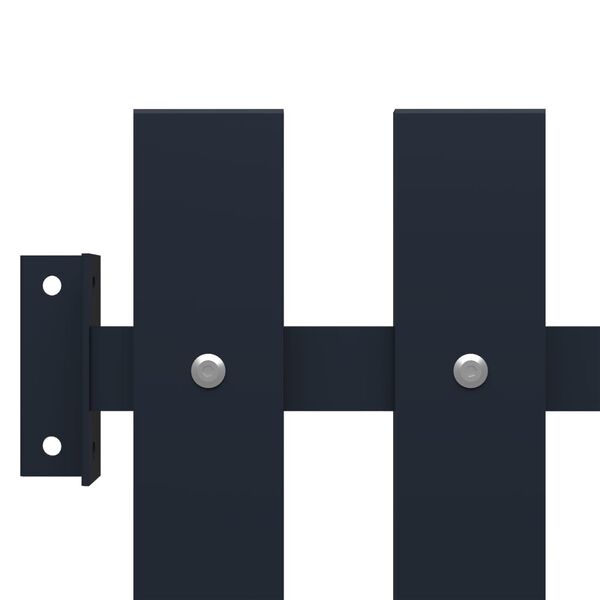 vidaXL Panel de valla antracita 178x75 cm acero con recubrimiento en polvo