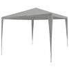 vidaXL Carpa de Fiesta Gris Claro 300 x 300 x 255 cm PE y acero